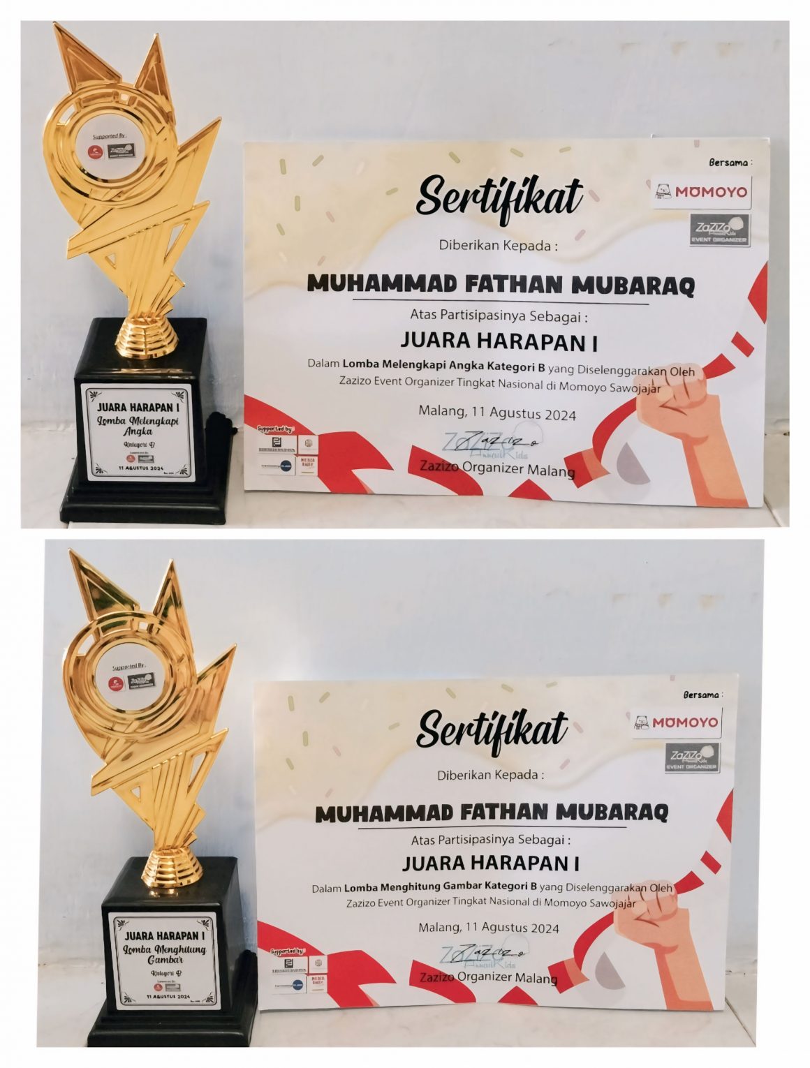 FATHAN – JUARA HARAPAN 1 – LOMBA MELENGKAPI ANGKA DAN MENGHITUNG GAMBAR FATHAN – JUARA HARAPAN 1 – LOMBA MELENGKAPI ANGKA DAN MENGHITUNG GAMBAR