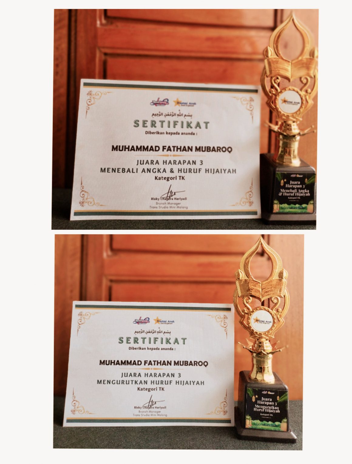FATHAN – JUARA HARAPAN 3 – LOMBA ISLAMIC